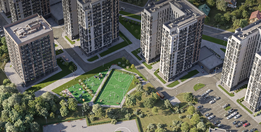 Фасад новостройки